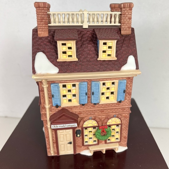 Disney Parks Village Olde World Antiques II Dept 56 1994 Liberty Square New Open - Picture 2 of 5